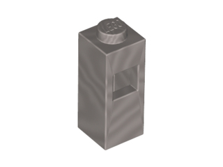 Brick, Modified 1 x 1 x 2 with Square Hole