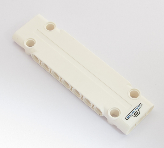 Technic, Panel Plate 3 x 11 x 1 with Silver Emblem with Blue 'BLUETEC' and Black '6' Pattern (Sticker) - Set 42043