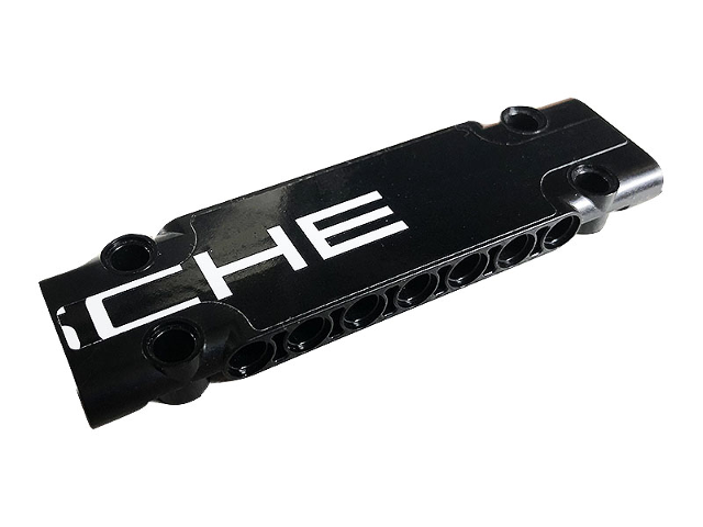 Technic, Panel Plate 3 x 11 x 1 with White 'CHE' on Black Background Pattern (Sticker) - Set 42096