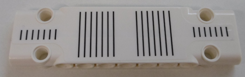 Technic, Panel Plate 3 x 11 x 1 with Black Grille Lines Pattern (Sticker) - Set 42100