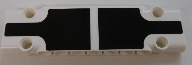 Technic, Panel Plate 3 x 11 x 1 with Black Panel Sections Pattern (Sticker) - Set 42100