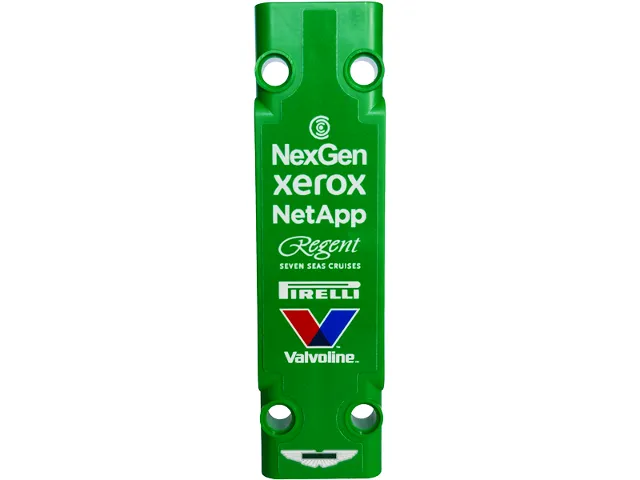 Technic, Panel Plate 3 x 11 x 1 with 'NexGen', 'xerox', 'NetApp', 'Regent SEVEN SEAS CRUISES', 'PIRELLI', 'Valvoline' and Aston Martin Logos Pattern (Sticker) - Set 42240