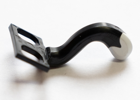 Minifigure Costume Tail Cat with White Tip Pattern