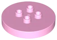 Duplo, Brick Round 4 x 4 Flat Top Thin with 2 x 2 Studs (Table)