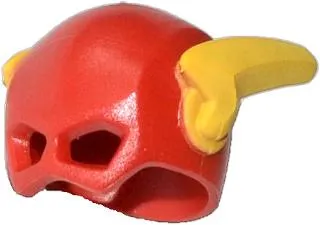 Minifigure, Headgear Mask The Flash with Yellow Wings Pattern