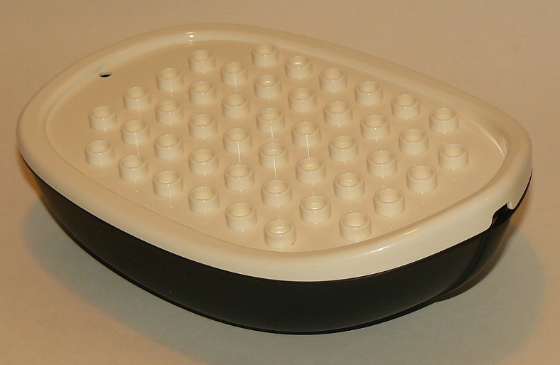 Duplo Boat Hull Unitary 7 x 12 with White Top (15576 / 15575)