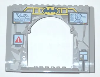 Panel 4 x 16 x 10 with Batman Logo, Joker and Car Pattern