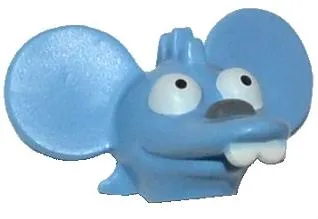 Minifigure, Head, Modified Simpsons Itchy Pattern