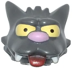 Minifigure, Head, Modified Simpsons Scratchy Pattern