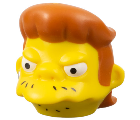 Minifigure, Head, Modified Simpsons Snake Pattern