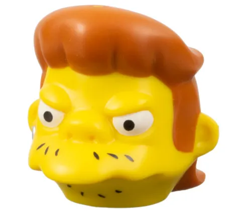 Minifigure, Head, Modified Simpsons Snake Pattern