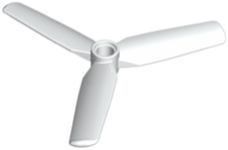 Propeller 3 Blade 9 Diameter with Center Recessed
