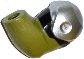 Arm Giant, Left with Shoulder Armor, Black Sleeve and Silver Plate Pattern