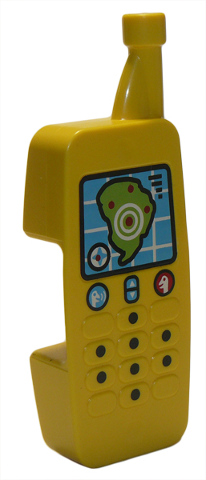 Duplo Utensil Telephone, Mobile with Keypad with Map on Display Pattern