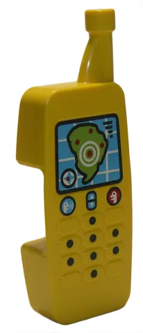 Duplo Utensil Telephone, Mobile with Keypad with Map on Display Pattern