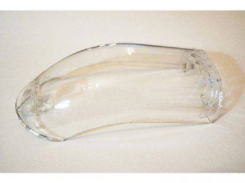 Windscreen 16 x 8 x 6 Curved with 3 Pin Holes