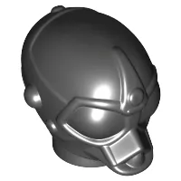 Minifigure, Head, Modified SW RA-7 Series Protocol Droid, Plain