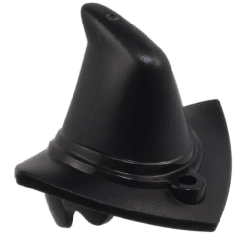 Minifigure, Hair Combo, Hair and Witch Hat, Hole for Pin in Front