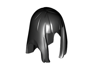 Minifigure, Hair Female Long Straight with Bangs (Undetermined Type)