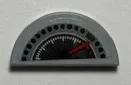 Tile, Round 1 x 2 Half with Motorcycle Tachometer Pattern (Sticker) - Set 42170