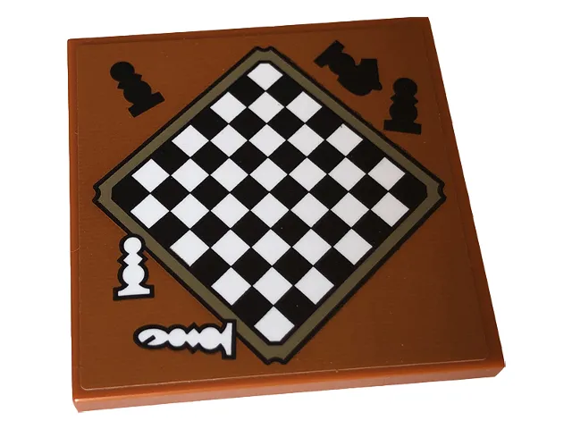 Tile 4 x 4 with Chessboard Pattern (Sticker) - Set 76409