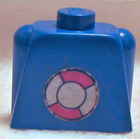 Torso Legoland with Life Preserver Pattern (Sticker)