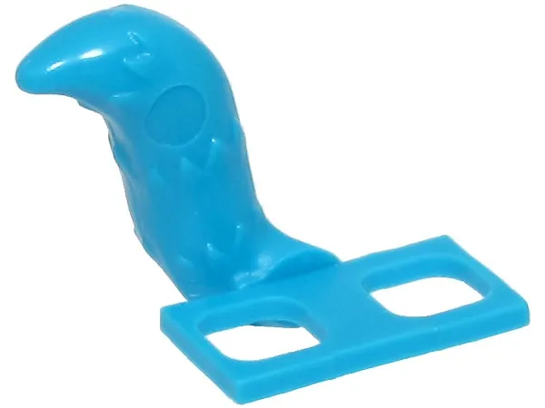 Minifigure Costume Tail Fluffy - Flexible Rubber