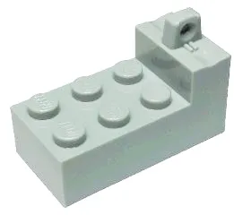 Hinge Brick 2 x 4 Locking with 1 Finger on Top at One End