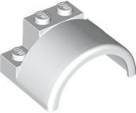 Vehicle, Mudguard 4 x 3 x 1 2/3 with Arch Round, Wide Cylinder