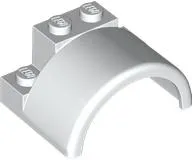 Vehicle, Mudguard 4 x 3 x 1 2/3 with Arch Round, Wide Cylinder