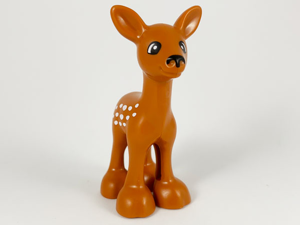 Duplo Deer Baby Fawn, Eyes White on Back