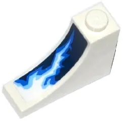 Arch 1 x 3 x 2 Inverted with Lightning Pattern Model Left Side (Sticker) - Set 70602