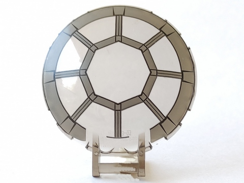 Dish 6 x 6 Inverted with Bar Handle with SW 8 Spoke Radial Cockpit Pattern