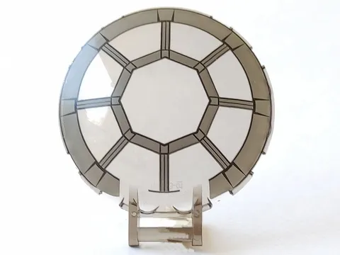 Dish 6 x 6 Inverted with Bar Handle with SW 8 Spoke Radial Cockpit Pattern