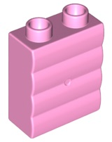 Duplo, Brick 1 x 2 x 2 with Log Profile