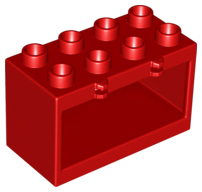 Duplo Container Box 2 x 4 x 2 with Open Sides