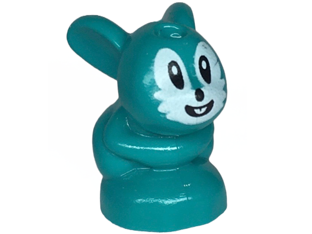 Bunny / Rabbit, Friends Style, Baby, Sitting with White Eyes, Pupils, Teeth and Whiskers, Black Irises, Nose and Mouth Pattern (Sonic the Hedgehog Pocky)