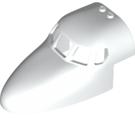 Aircraft Fuselage Forward Top Curved 6 x 10 x 4 with 5 Window Panes