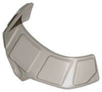 Glass for Aircraft Fuselage Curved Forward 6 x 10 Top with 5 Window Panes