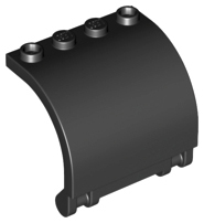 Panel 3 x 4 x 3 Curved with Double Clip Hinge