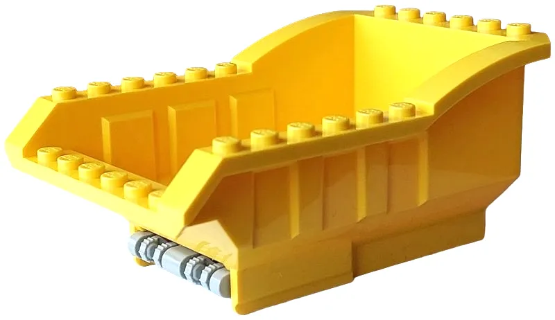 Vehicle, Tipper Bed 12 x 8 x 5 with Fixed Light Bluish Gray Hinge Plate (18926 / 44570)