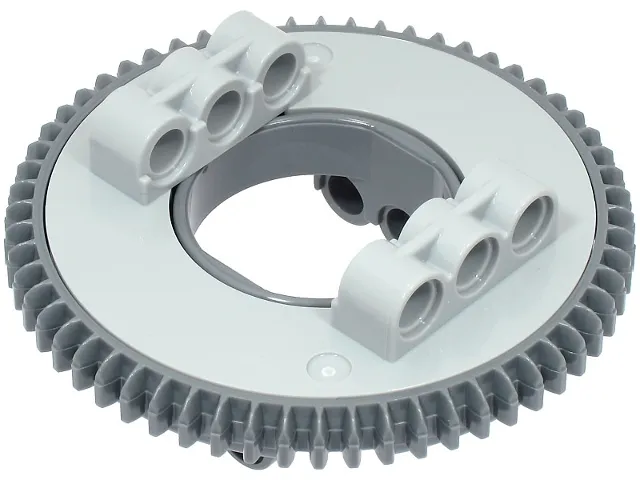 Technic Turntable 60 Tooth with Dark Bluish Gray Top with Beveled Teeth (18939 / 18938)