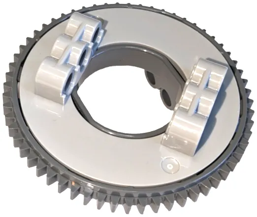 Technic Turntable 60 Tooth with Dark Bluish Gray Top with Straight Teeth (18939 / 88738)