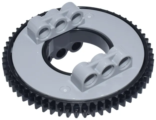 Technic Turntable 60 Tooth with Black Top with Straight Teeth (18939 / 88738)