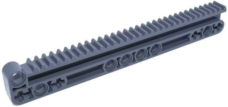Technic, Gear Rack 1 x 14 x 2 with Axle and Pin Holes