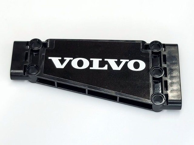 Technic, Panel Plate 5 x 11 x 1 Tapered with White 'VOLVO' Pattern Model Right Side (Sticker) - Set 42081