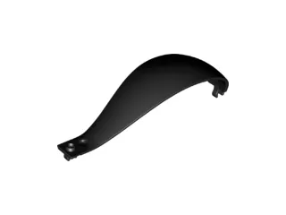 Panel 4 x 4 x 11 Curved Tapered with Clip at Each End