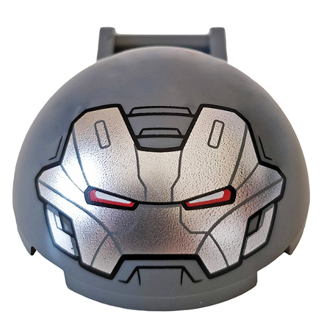 Windscreen 4 x 4 x 1 2/3 Canopy Dome Half Sphere with Bar Handle with War Machine Face Pattern