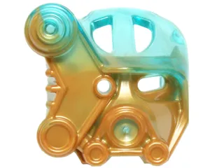 Bionicle Mask of Ice with Marbled Trans-Light Blue Pattern