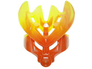 Bionicle Mask Protector with Marbled Trans-Neon Green Pattern (Protector Mask of Stone)